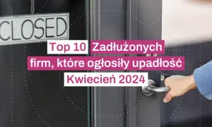Polskie firmy które ogłosiły upadłość: szokujące dane o zadłużeniu